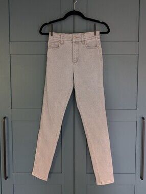 Dynamite Kate High-Rise Skinny Jeans | Size 25 | Light Grey